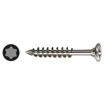 T-Star Plus Facade Torx Countersunk Wood Screws with Cut Point - 4.5 x 35mm - Pack of 200