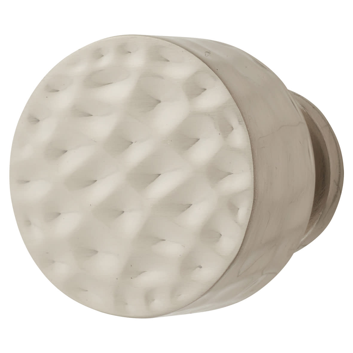 Kendal Hammered Round Cabinet Knob - 30mm Diameter - Satin Nickel