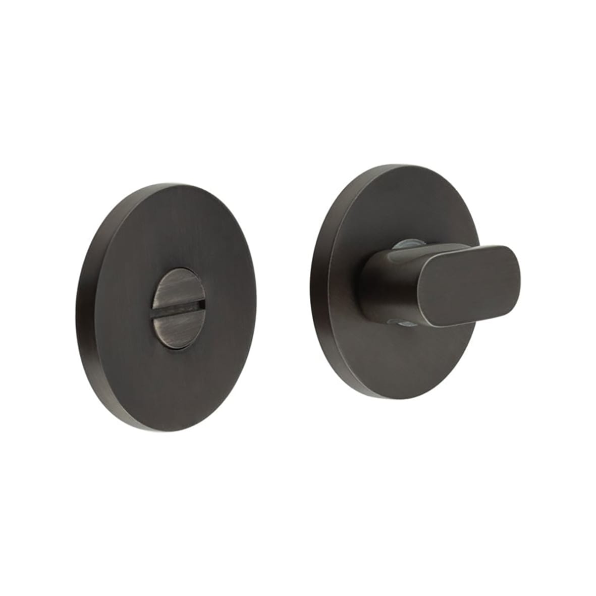 Bathroom Turn & Release - 54mm Diameter - Dark Bronze