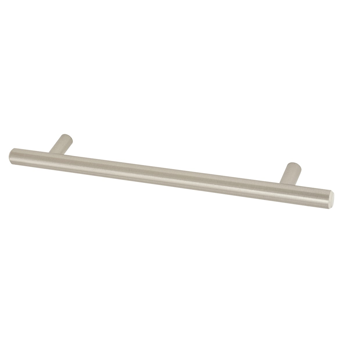12mm T-Bar Cabinet Pull Handle - 160mm Centres - Satin Nickel