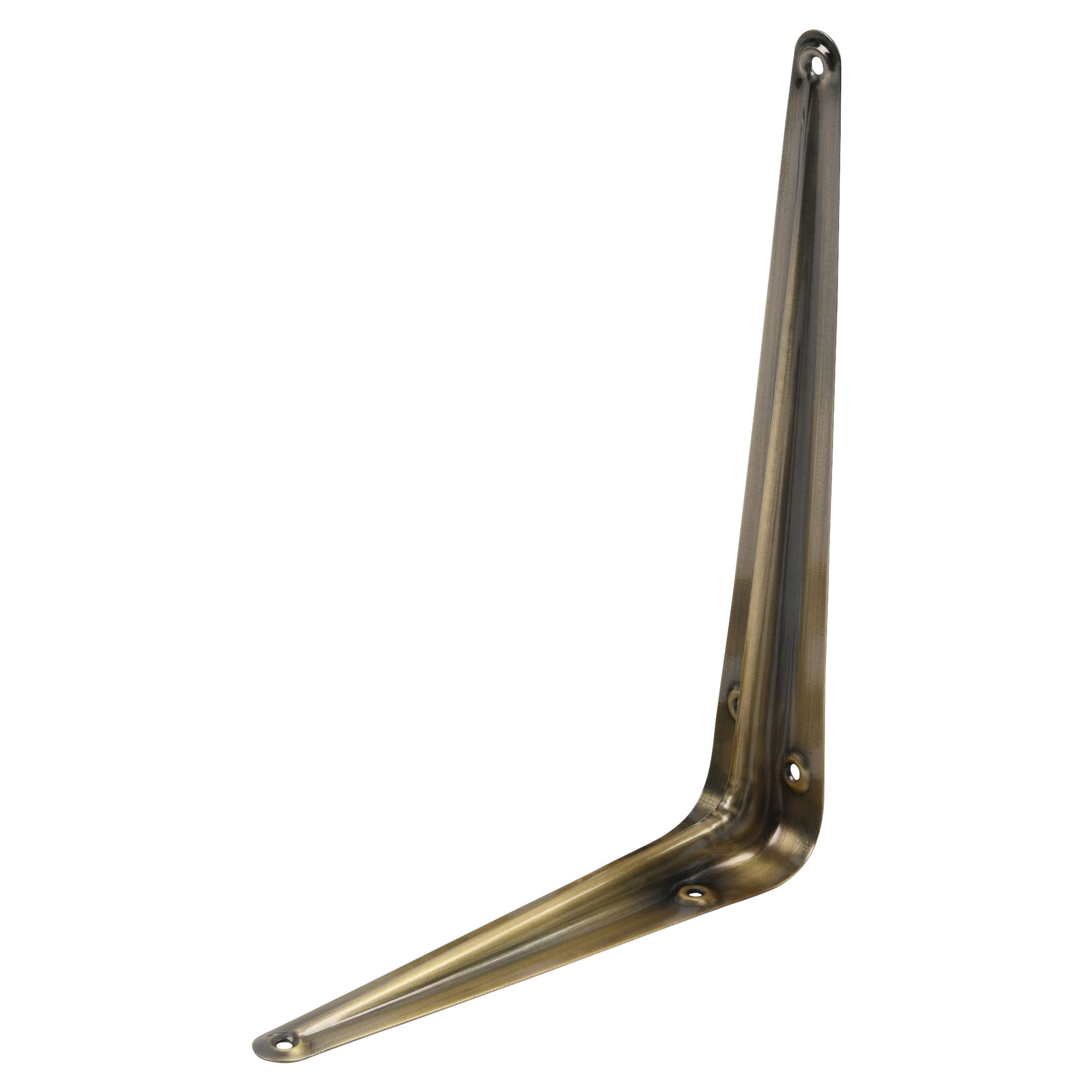 London Pattern Shelf Bracket - 225 x 175mm - Antique Brass