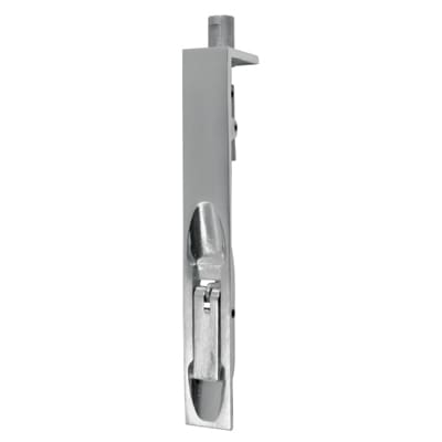 Lever Action Flush Bolt - 150 x 19mm - Satin Aluminium