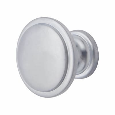 Disc Round Cabinet Knob - 30mm Diameter - Matt Chrome