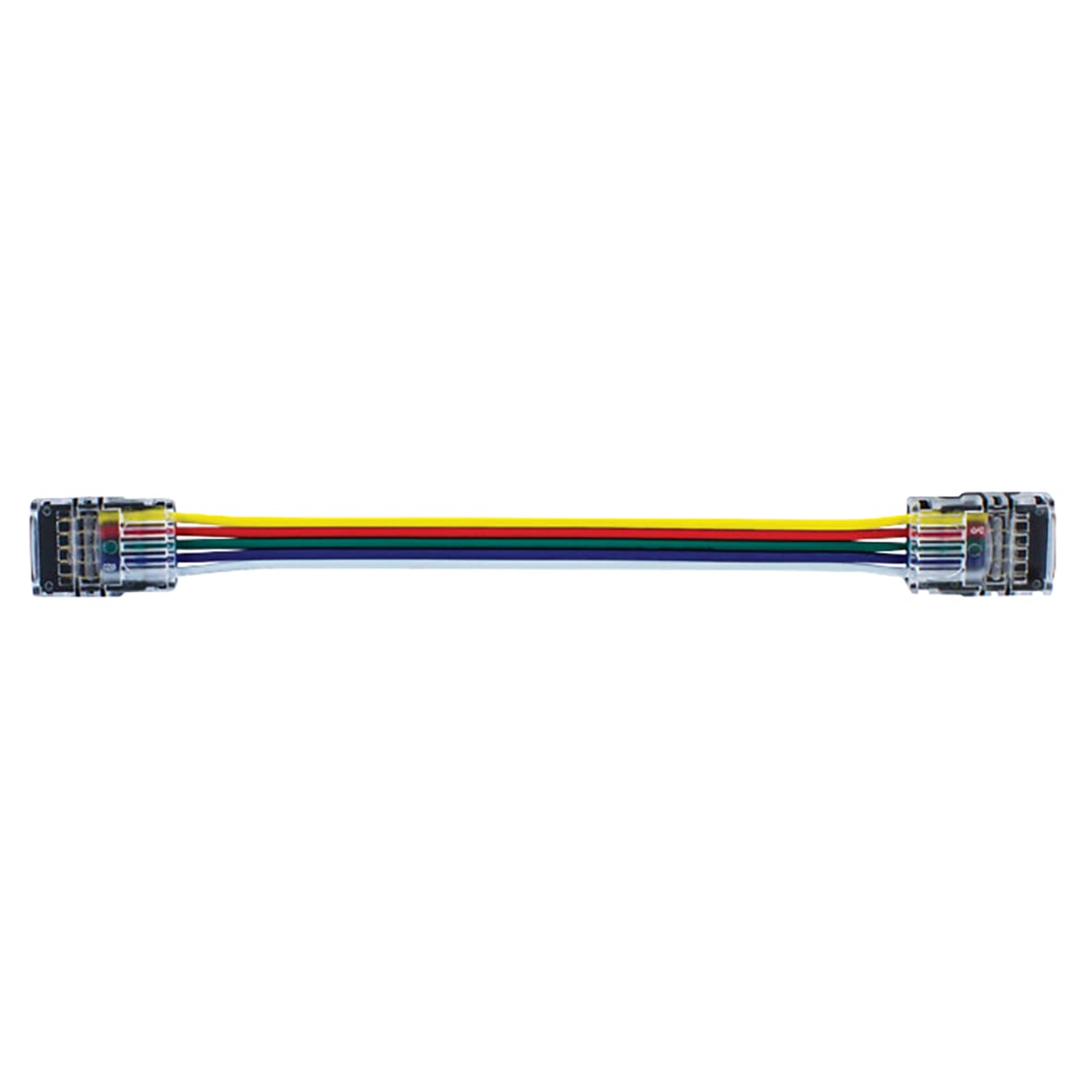 LED 2-Way Connector Wire for/IP33 12mm Flexible LED Strip Lights - 150mm - Pack of 5