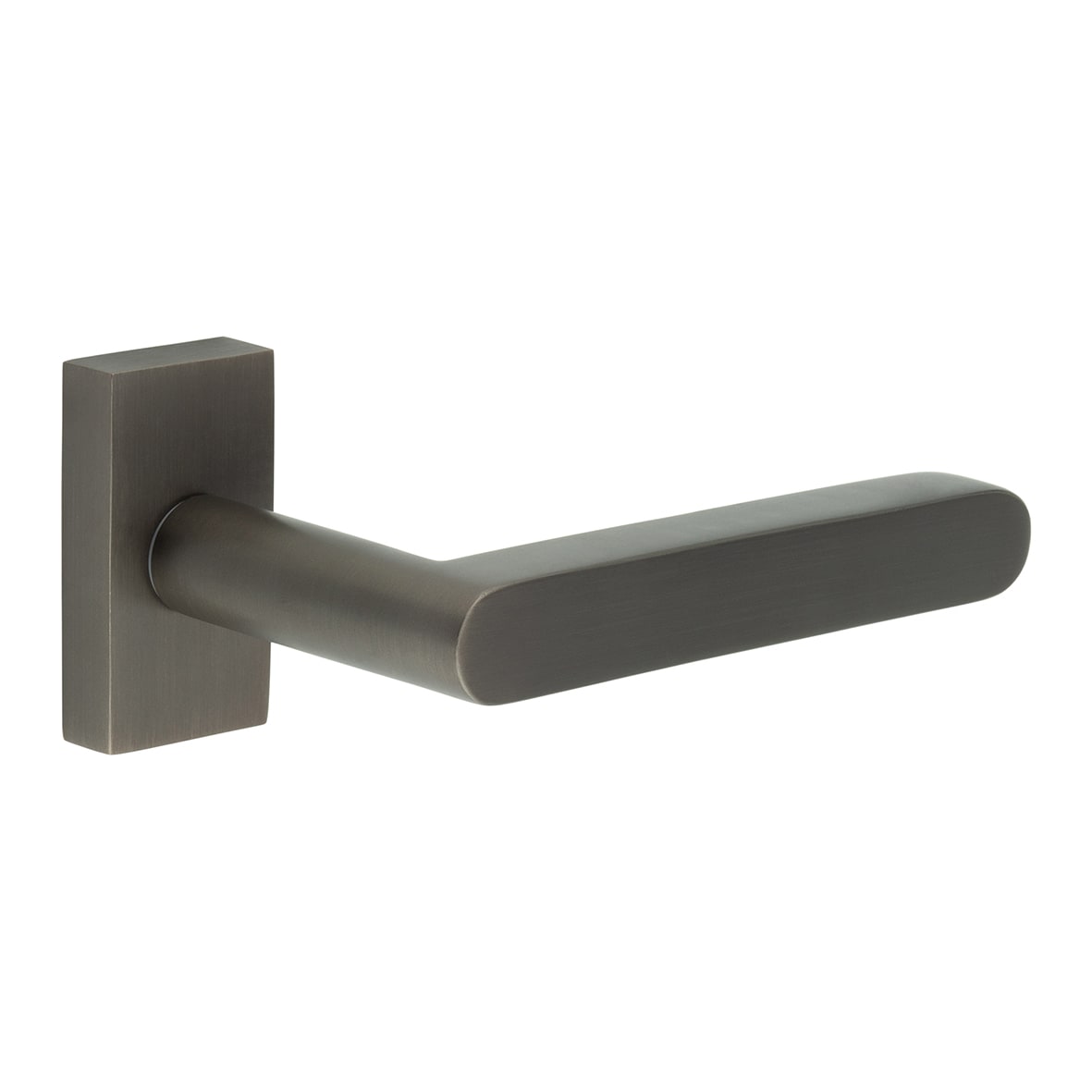 Dark Bronze uPVC Multipoint Door Handles on Rectangular Rose - CR-101 Range