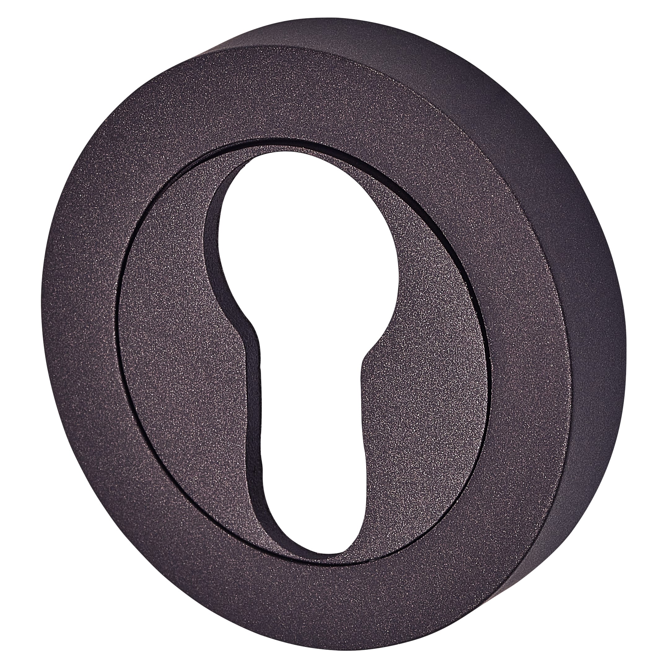 Brass Varese Escutcheon - 50mm Diameter - Euro - Matt Bronze