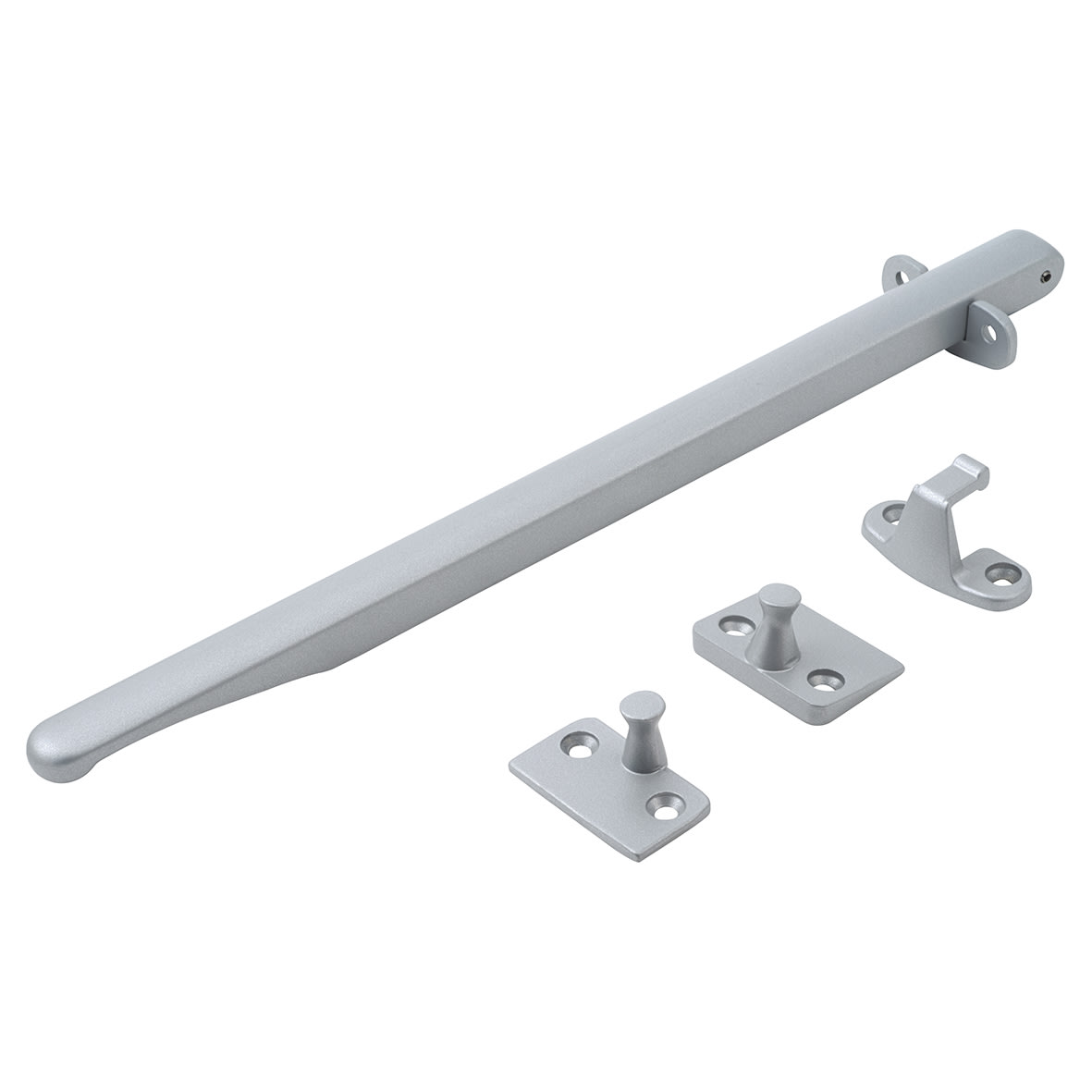 Craftsman Non Locking Bar Casement Window Stay - 11"/280mm Length - Premium Satin Silver