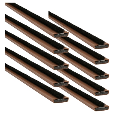 Fire & Smoke Intumescent Strip - - 15 x 4 x 2100mm with Brush - Brown - Pack of 50
