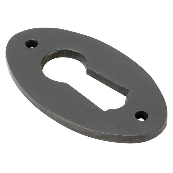 Oval Escutcheon - 51 x 31mm - Keyhole - Aged Bronze