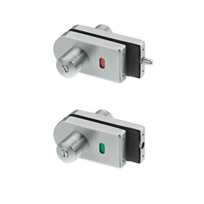 Indicator Patch Lock for Glass Doors