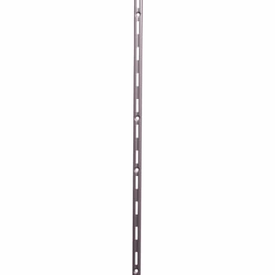 Single Slot Shelf Wall Upright - 1000mm Length - Silver