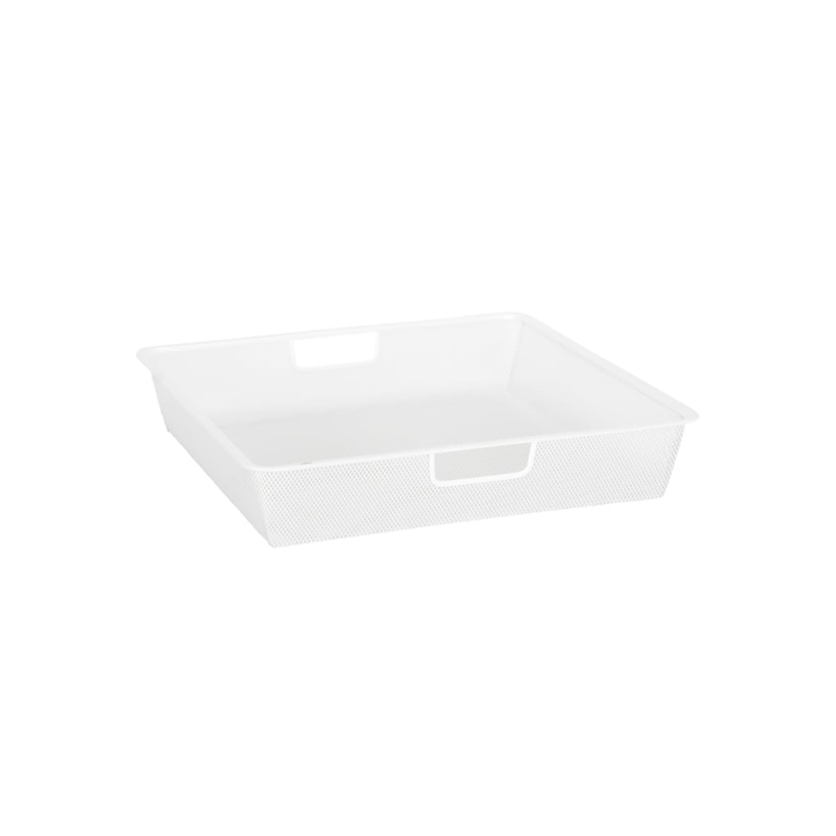 Top Track System - Click In Shallow Mesh Basket for Gliding Frame - 427 x 427 x 85mm - White