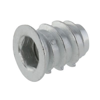 Screw In Sleeve - White Zinc - Pack of 50