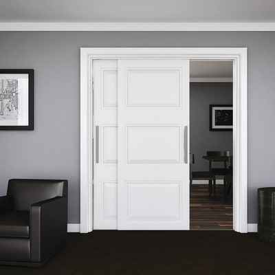 Double Wardrobe Top Sliding Door Track and Channel Pack - 2000mm Track - 45kg Max Door Weight