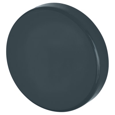Nylon Blank Escutcheon - 52mm Diameter - Anthracite Grey - Pair
