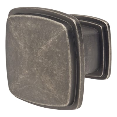 Hadden Square Cabinet Knob - 31 x 31mm - Antique Pewter