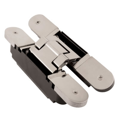 Tectus 3D FR Concealed Door Hinge - 160 x 28mm - F1 Matt Chrome - Pair