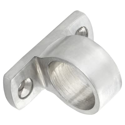 Standard Mounting Sash Window Ring Lift - 27mm Diameter - Satin Chrome