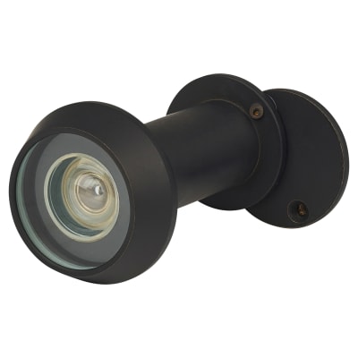 200° Fire Rated Door Viewer - Door Thickness 35-55mm - Black 357095P