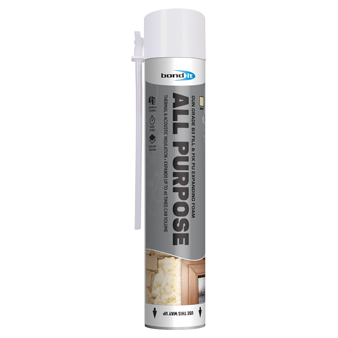 Bond It B3 Fill & Fix Expanding Foam Filler - Hand Grade - 750ml