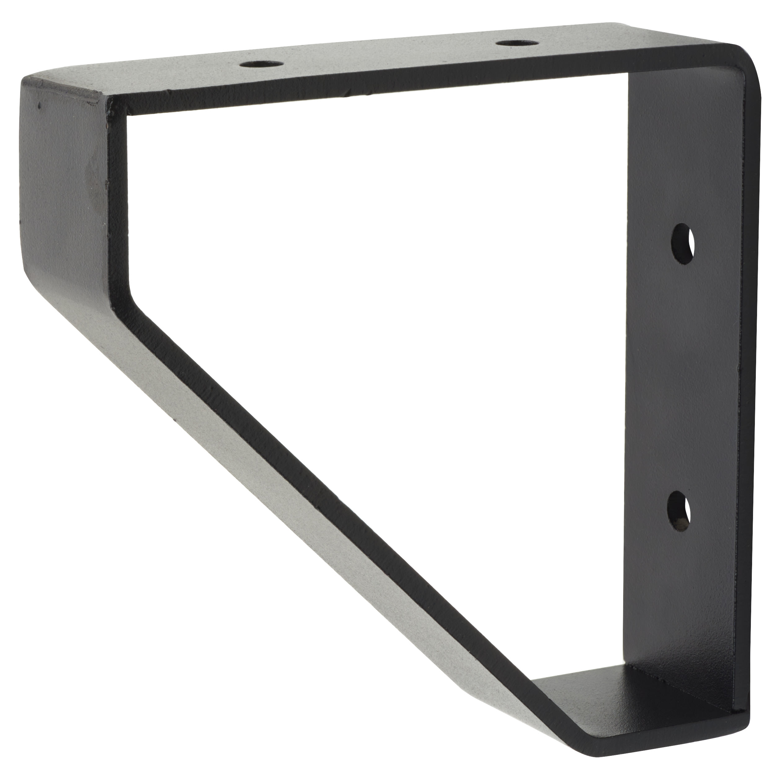 Triangle Shelf Bracket - 100 x 100mm - Black - Pair