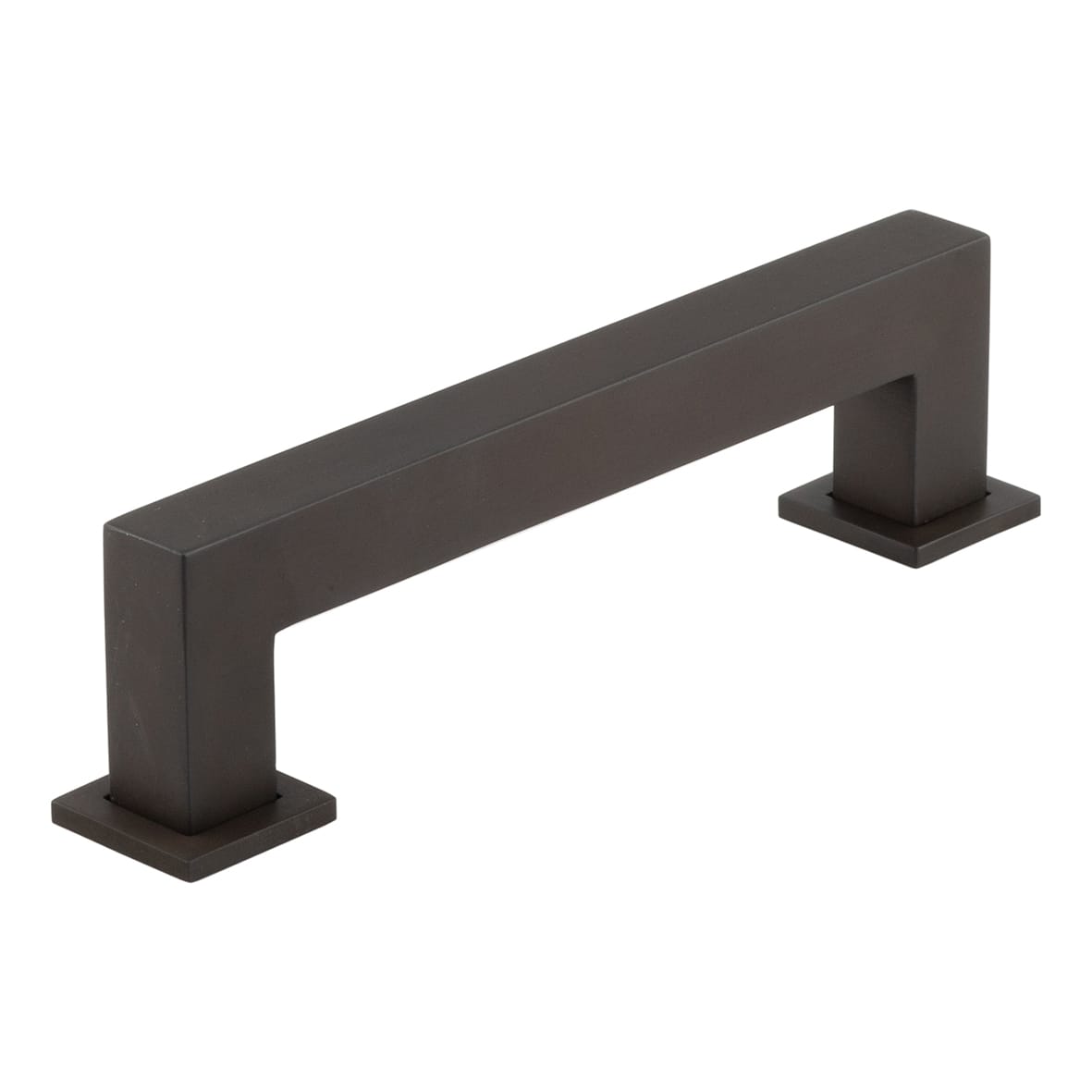Trafalgar 25mm Square D-Bar Cabinet Pull Handle - 128mm c/c - Dark Bronze