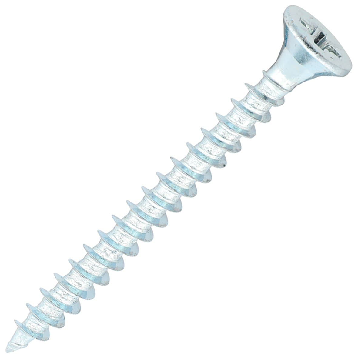General Purpose Pozi Countersunk Chipboard Wood Screws - 4.0 x 40mm - Zinc Plated - Pk of 200