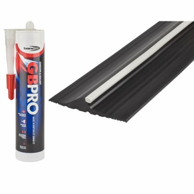 Garage Door Threshold - 2515mm Length - Black