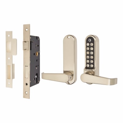 Borg BL5403 Easicode Pro Code Push Button Code Lock and Euro Lock - Stainless Steel