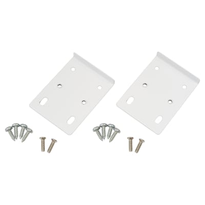 Cabinet Hinge Repair Plates - 55 x 10mm - White