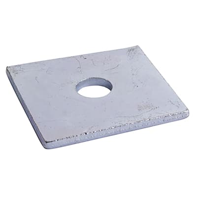 Square Plate Washer - M10 x 50mm - Zinc Plated - Pack of 30
