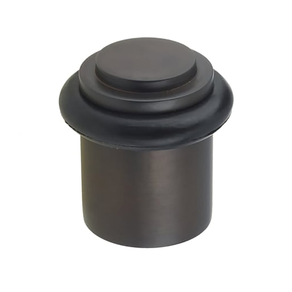 Stepped Floor Door Stop - 40 x 38mm - Dark Bronze