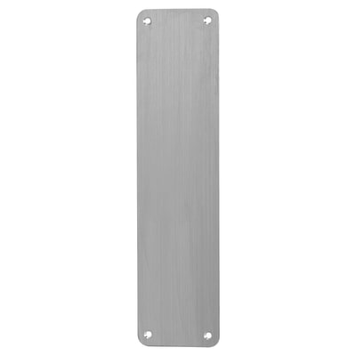 Stainless Steel Plain Finger Plate - 375 x 75 x 1.5mm - Satin