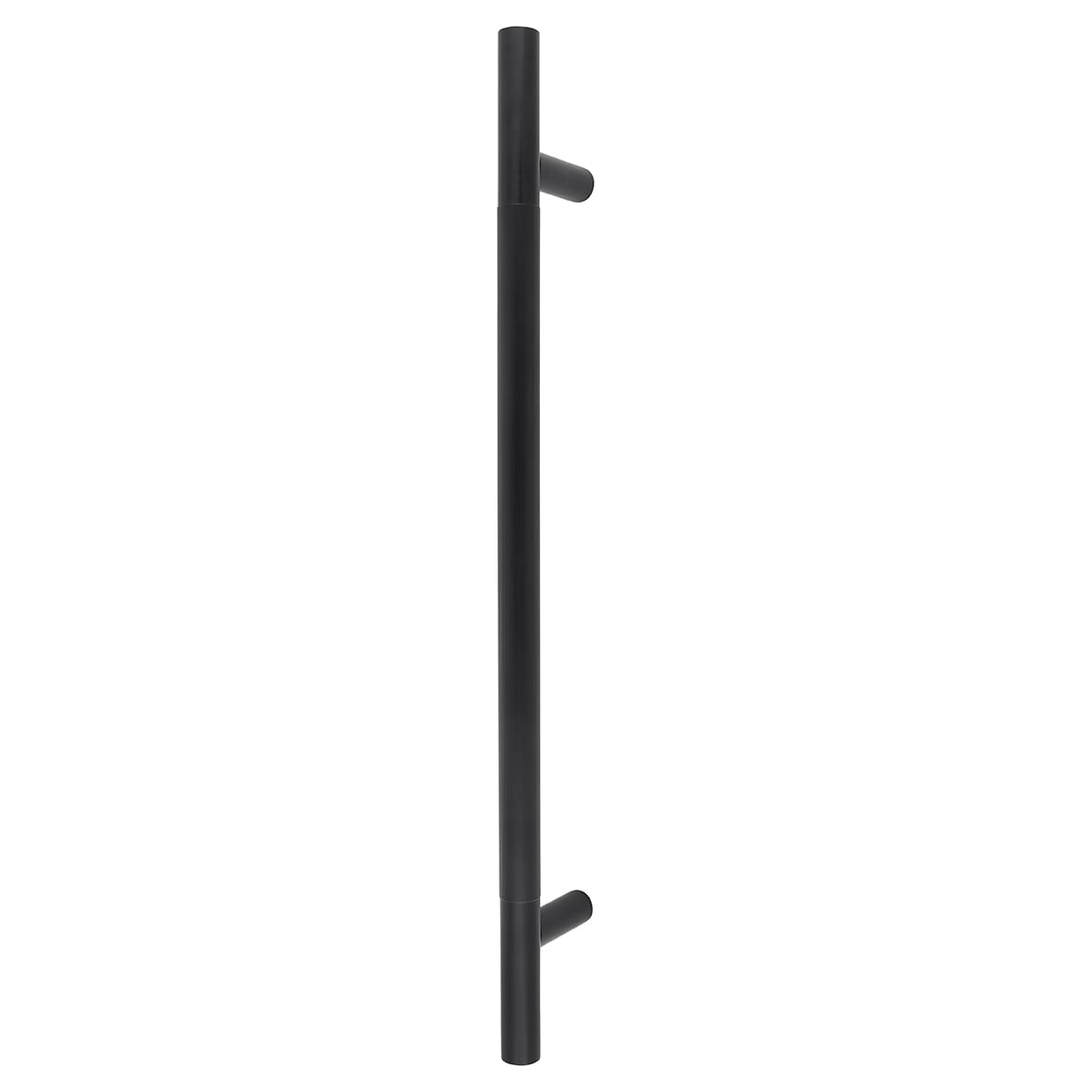 Matt Black 23mm Lines T-Bar Pull Handle - 450mm Centres