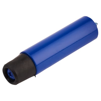 Nylon Floor/Wall Mounted Door Stop - 75 x 19mm - Cobalt Blue