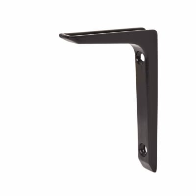 Aluminium Shelf Bracket - 65 x 100mm - Black