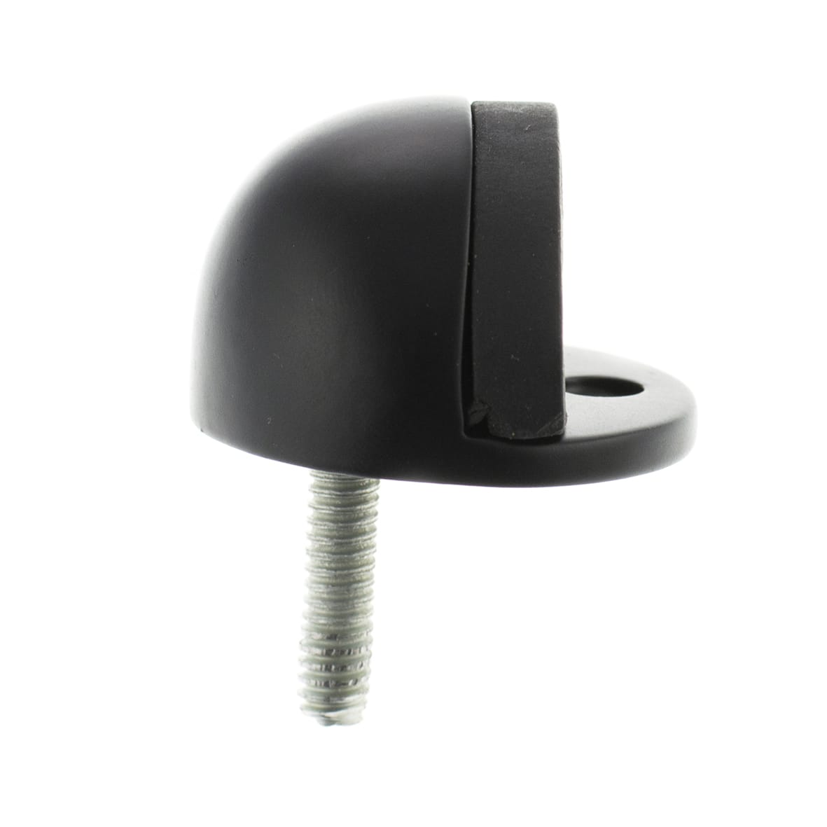 Half Moon Floor Door Stop - 26 x 40mm - Matt Black