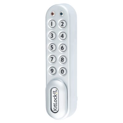 Kitlock Electronic Locker and Cabinet Code Lock - Silver Grey