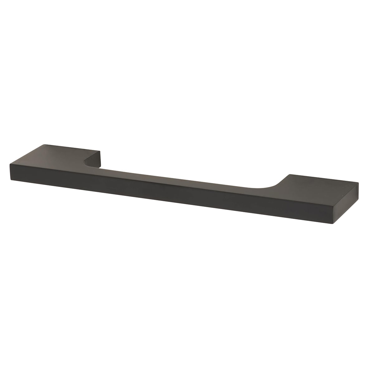 Bibury 8mm Slim D-Bar Cabinet Pull Handle - 128mm Centres - Matt Black