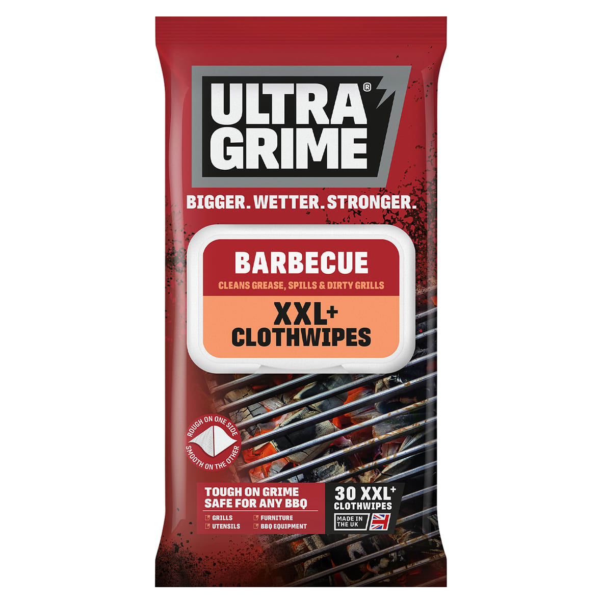 Life XXL+ BBQ Cloth Wipes - Pack of 30