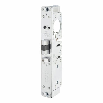 4710 Screw Cylinder Deadlatch - 28.6mm Backset - 44.7mm Case - Left Hand - Zinc Plated