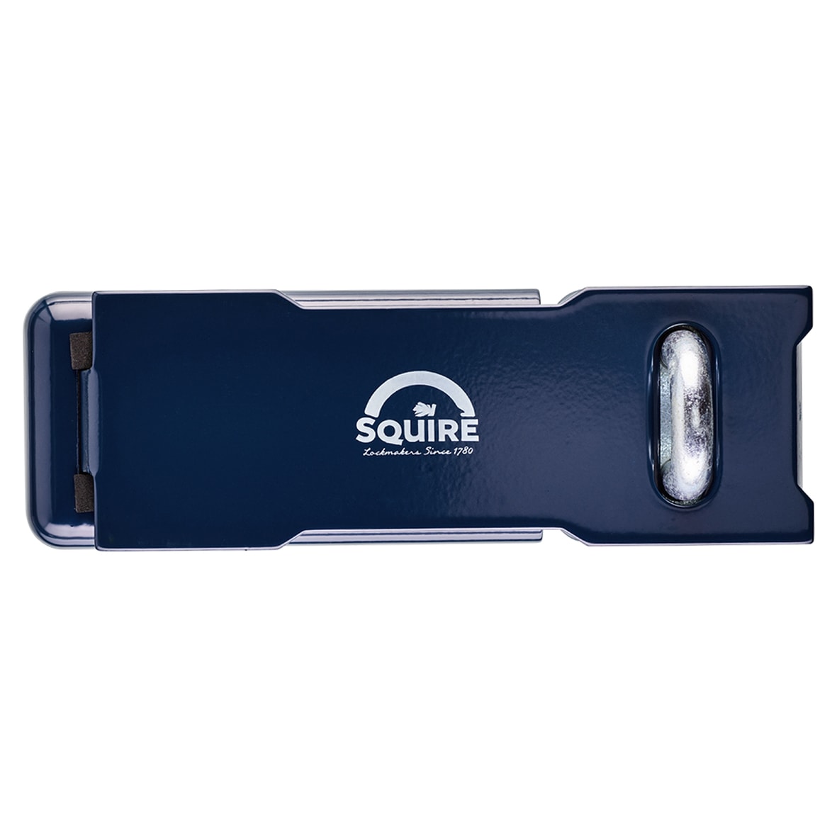 Hardened Steel High Security Hasp & Staple - 231 x 76mm - Blue