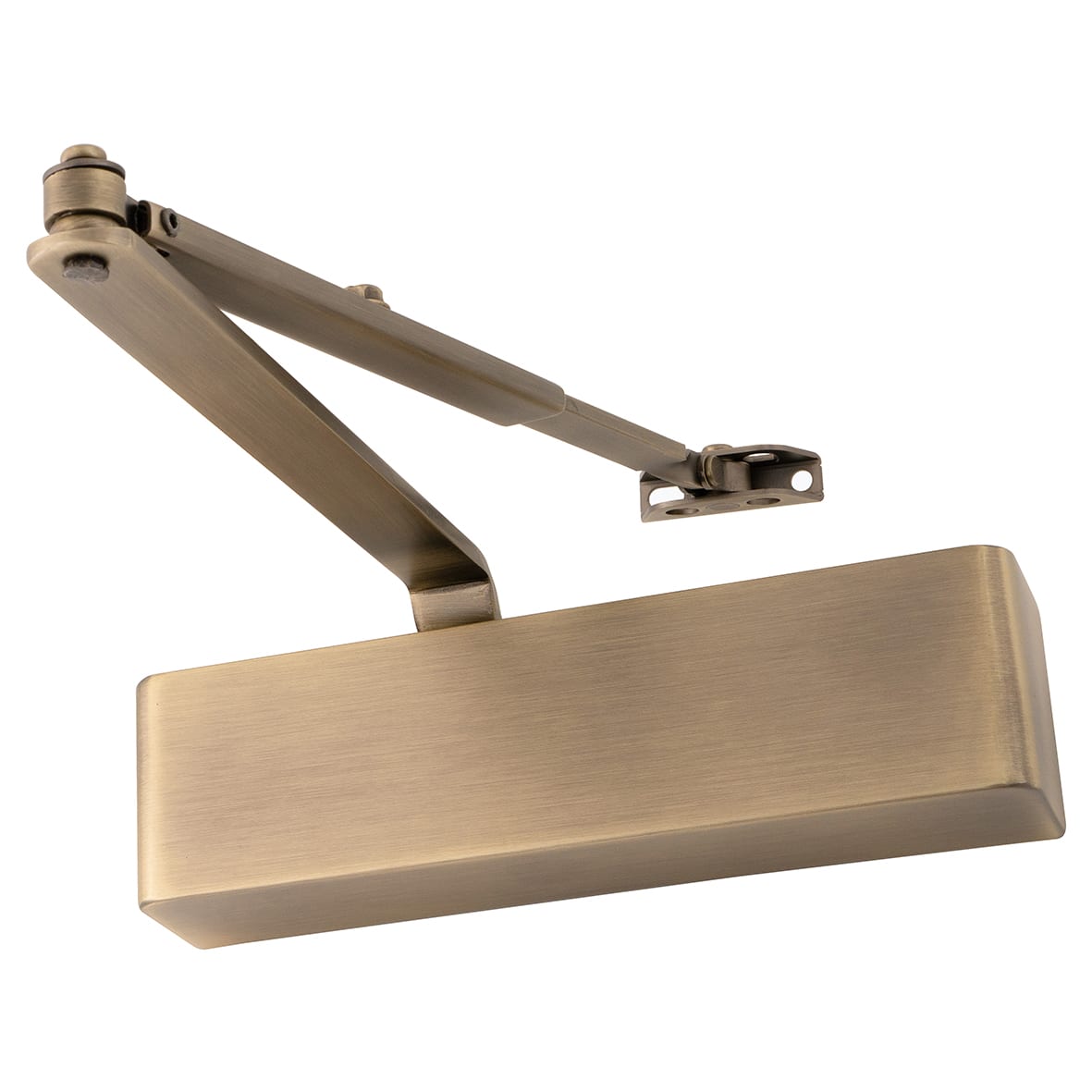 93 Series Overhead Fire Door Closer - Power Size 2-4 - Push/Pull Mounting - Antique Brass