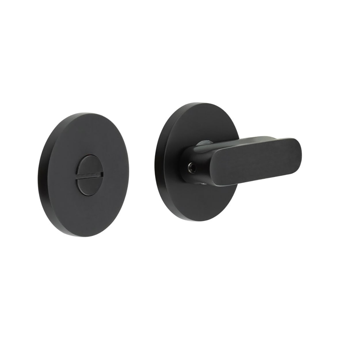 Bathroom Turn & Release - 54mm Diameter - Matt Black
