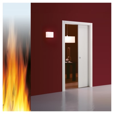 Single Fire Pocket Door Kit - - 100mm Finished Wall Thickness - 914 x 1981mm Door Size