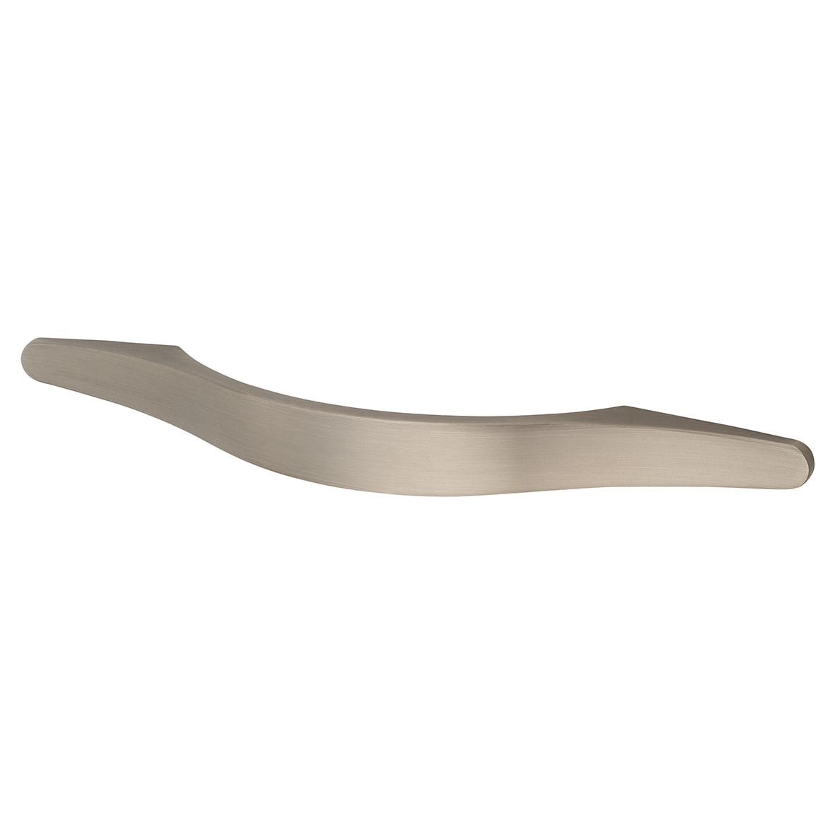 Crofts & Assinder Malvern Bow Cabinet Pull Handle - 128mm Centres - Brushed Iron