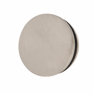51mm Solid Brass Flat End Cap - Satin Nickel