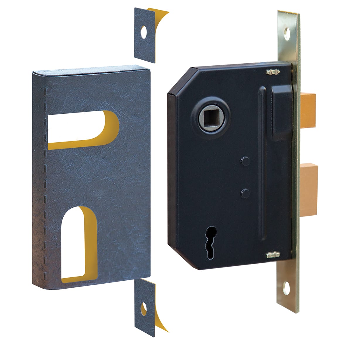 Universal Intumescent Kit for BS Sashlocks - & - 64-76mm Backset