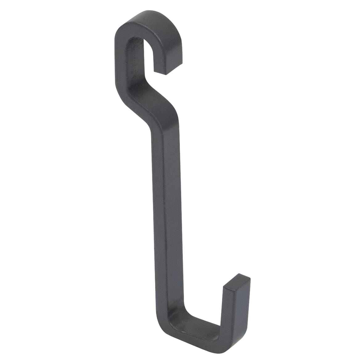 Titane Kitchen Wall Hanging Profile Hanging Hooks - Anthracite Grey - Pack of 2