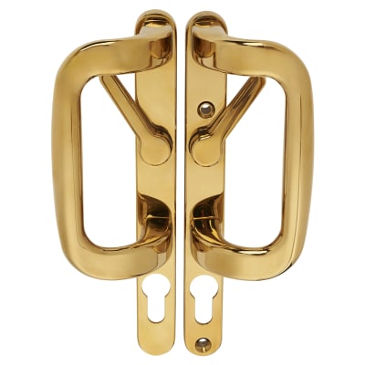 Gold uPVC Patio Euro Lock Door Handles